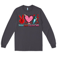 Peace Love Phlebotomy Long Sleeve Tee | Teevron