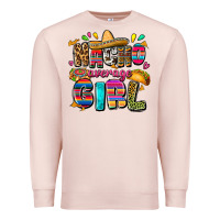 Pale Pink Nacho average girl Premium Sweatshirt - FaDigitalArtStudio