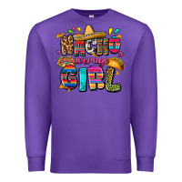 Purple Nacho average girl Premium Sweatshirt - FaDigitalArtStudio