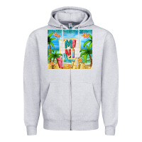 Heather Grey summer mini Zipper Hoodie - TumblerDesignByShophia