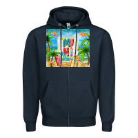 Navy summer mini Zipper Hoodie - TumblerDesignByShophia