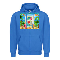 True Royal summer mini Zipper Hoodie - TumblerDesignByShophia
