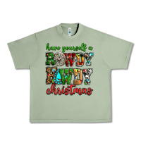 Oil Green Have yourself a rowdy howdy Christmas Urban Heavy Tee - NancyCooperArtShop