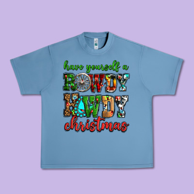 Have Yourself A Rowdy Howdy Christmas Urban Heavy Tee Designed By Nancycooperartshop