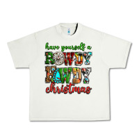 Pistachio Have yourself a rowdy howdy Christmas Urban Heavy Tee - NancyCooperArtShop