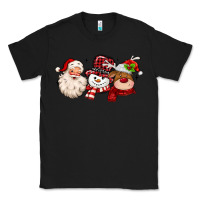 Black santa snowman reindeer Classic Tee - MaliasSmallBusiness