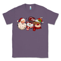 Lavender santa snowman reindeer Classic Tee - MaliasSmallBusiness
