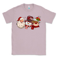 Lilac santa snowman reindeer Classic Tee - MaliasSmallBusiness