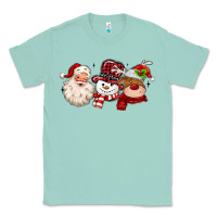 Seafoam santa snowman reindeer Classic Tee - MaliasSmallBusiness