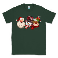 Sports Green santa snowman reindeer Classic Tee - MaliasSmallBusiness