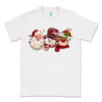 White santa snowman reindeer Classic Tee - MaliasSmallBusiness