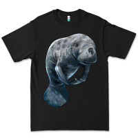 Black Manatee Illustrations Premium Tee - LillyAllenDesigns