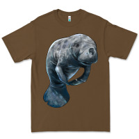 Cacao Manatee Illustrations Premium Tee - LillyAllenDesigns