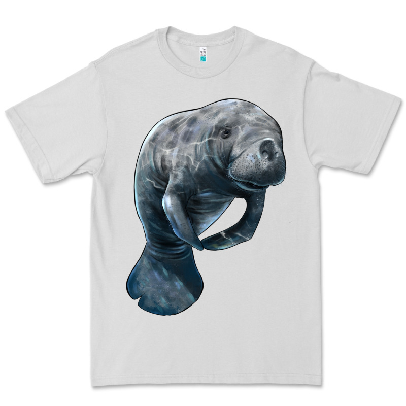 Manatee Illustrations Premium Tee by LillyAllenDesigns | Teevron
