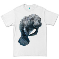 White Manatee Illustrations Premium Tee - LillyAllenDesigns