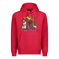 Cardinal Happy Easter western Easter Day Premium Hoodie - CowGirlArtShop