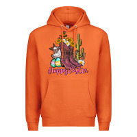 Carrot Happy Easter western Easter Day Premium Hoodie - CowGirlArtShop