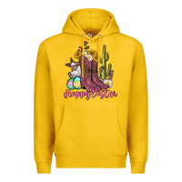 Lemon Happy Easter western Easter Day Premium Hoodie - CowGirlArtShop