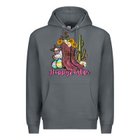 Rock Happy Easter western Easter Day Premium Hoodie - CowGirlArtShop