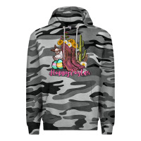 Slate Camo Happy Easter western Easter Day Premium Hoodie - CowGirlArtShop