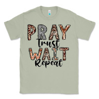 Matcha Pray Trust Wait Repeat Classic Tee - CowhideDigitalArt