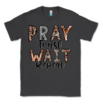 Smoke Pray Trust Wait Repeat Classic Tee - CowhideDigitalArt