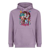 Lavender cosmic cowgirl Heavyweight Hoodie - OliviaCreatesArt