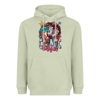 Matcha cosmic cowgirl Heavyweight Hoodie - OliviaCreatesArt