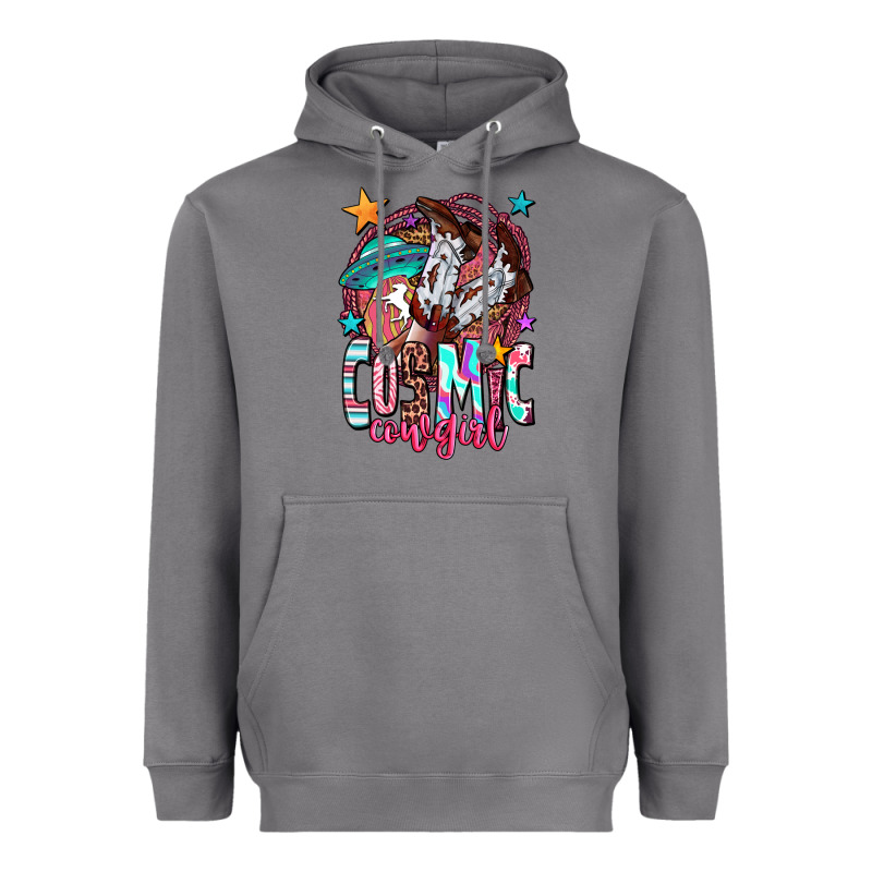 Cosmic Cowgirl Heavyweight Hoodie by OliviaCreatesArt | Teevron