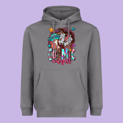 Cosmic Cowgirl Heavyweight Hoodie Designed By Oliviacreatesart