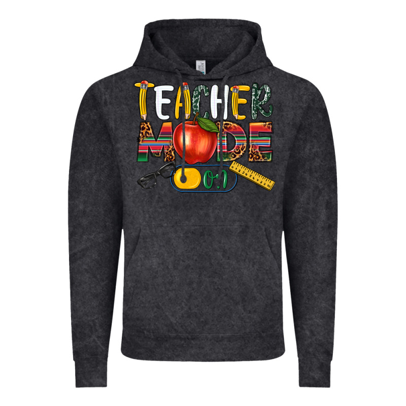Teacher Mode On Vintage Hoodie by NancyCooperArtShop | Teevron