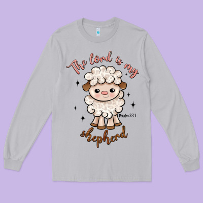 The Lord Is My Shepherd Long Sleeve Tee Designed By Artiststas