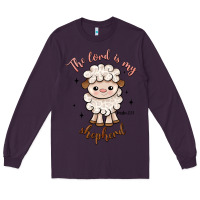 Plum the lord is my shepherd Long Sleeve Tee - Artiststas