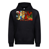 Black Joy To The World Urban Hoodie - CowhideDigitalArt