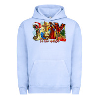 Pigment Grape Ice Joy To The World Urban Hoodie - CowhideDigitalArt