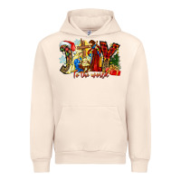 Sandshell Joy To The World Urban Hoodie - CowhideDigitalArt