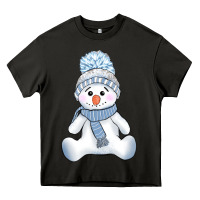 Asphalt winter snowman Heavy Core Tee - AdoDesignShop