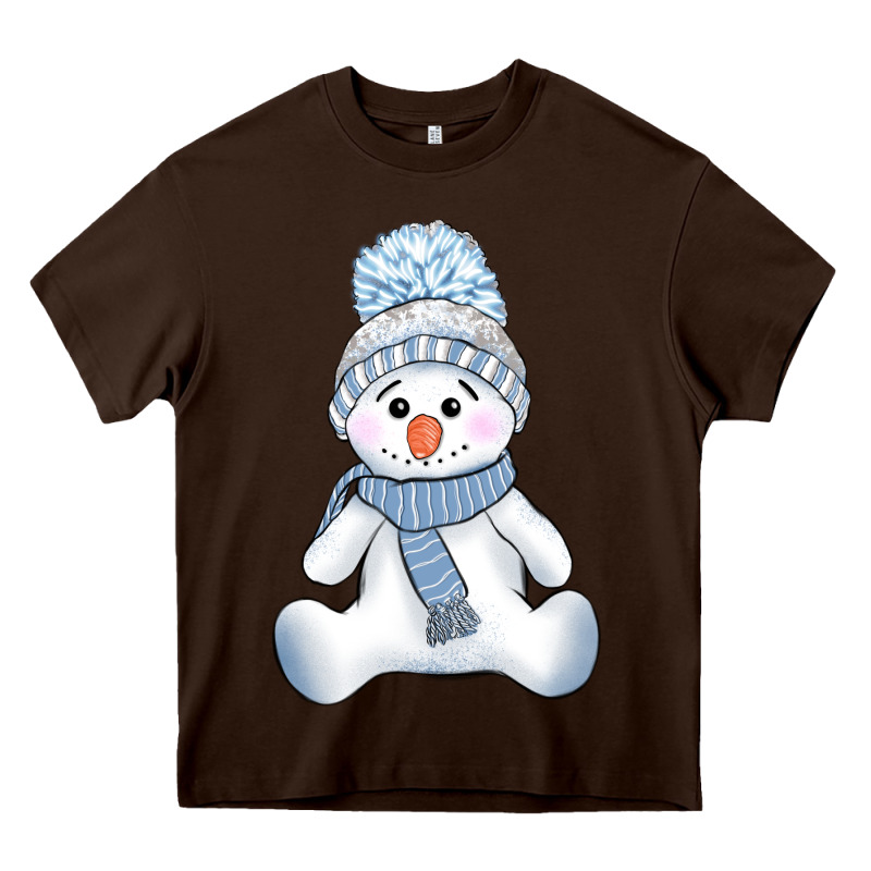 Winter Snowman Heavy Core Tee by AdoDesignShop | Teevron