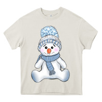 Cream winter snowman Heavy Core Tee - AdoDesignShop