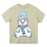 Mossy winter snowman Heavy Core Tee - AdoDesignShop