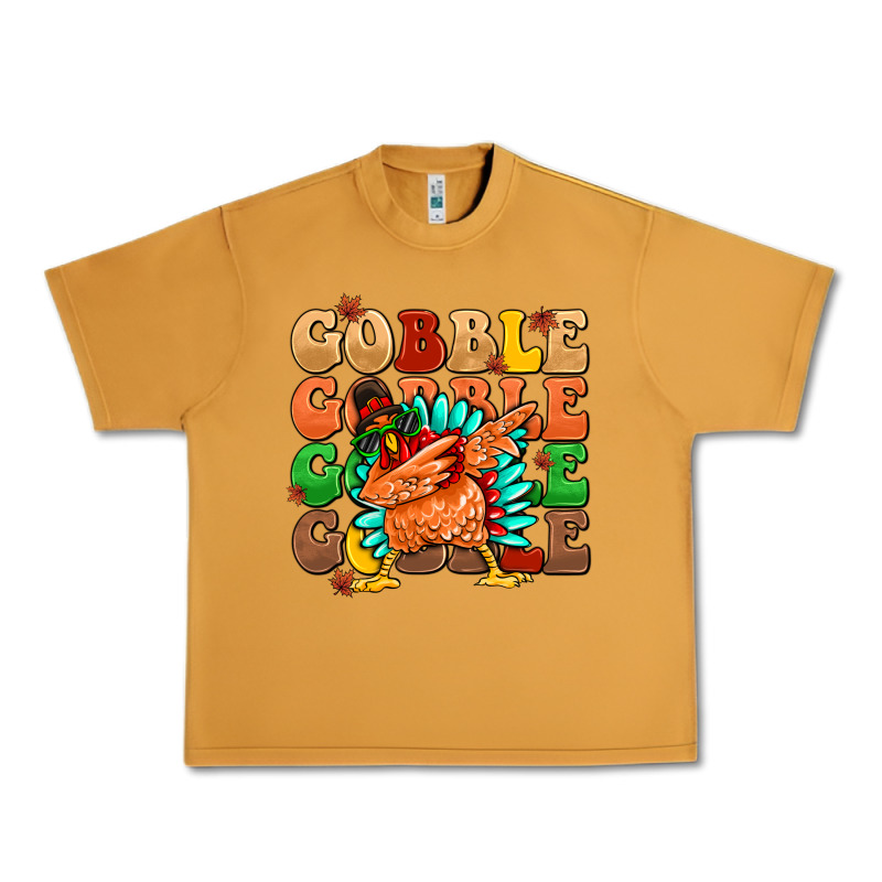 Gobble Gobble Gobble Gobble Turkey Urban Heavy Tee by MaliasSmallBusiness | Teevron