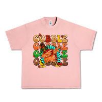 Salmon gobble gobble gobble gobble turkey Urban Heavy Tee - MaliasSmallBusiness