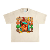 Sandshell gobble gobble gobble gobble turkey Urban Heavy Tee - MaliasSmallBusiness