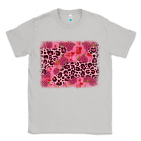 Moon Dust valentine's day roses leopard background Classic Tee - JahusDesignShop