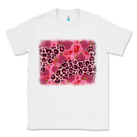 White valentine's day roses leopard background Classic Tee - JahusDesignShop