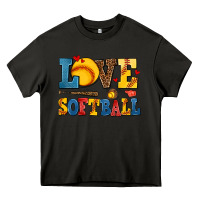 Asphalt love softball Heavy Core Tee - AdoDesignShop