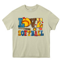 Mossy love softball Heavy Core Tee - AdoDesignShop