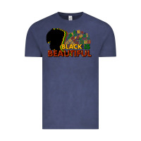 Vintage Denim black is beautiful Vintage Tee - NancyCooperArtShop