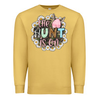 Antique Gold Easter Day The hunt is on Premium Sweatshirt - OliviaCreatesArt