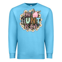Ocean Blue Easter Day The hunt is on Premium Sweatshirt - OliviaCreatesArt